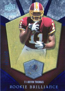 2008 Upper Deck Icons - Rookie Brilliance Blue #RB7 Devin Thomas Front