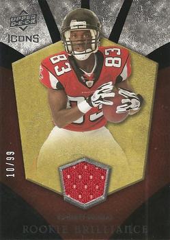 2008 Upper Deck Icons - Rookie Brilliance Jersey Gold #RB12 Harry Douglas Front