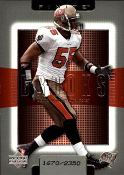 2003 Upper Deck Finite #55 Derrick Brooks Front