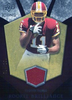 2008 Upper Deck Icons - Rookie Brilliance Jersey Silver #RB7 Devin Thomas Front