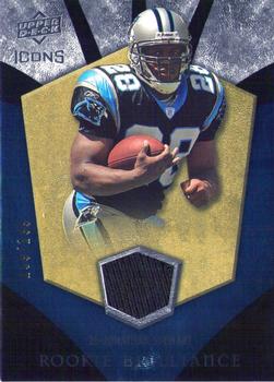 2008 Upper Deck Icons - Rookie Brilliance Jersey Silver #RB20 Jonathan Stewart Front