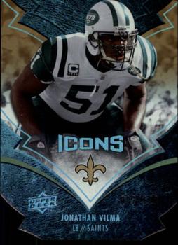 2008 Upper Deck Icons - Silver Die Cut #69 Jonathan Vilma Front