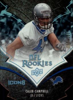 2008 Upper Deck Icons - Silver Die Cut #206 Caleb Campbell Front