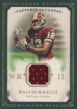 2008 Upper Deck Masterpieces - Captured on Canvas Jerseys #CC46 Malcolm Kelly Front