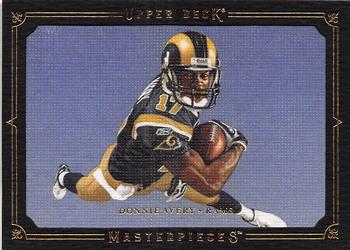 2008 Upper Deck Masterpieces - Framed Black #1 Donnie Avery  Front