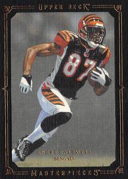 2008 Upper Deck Masterpieces - Framed Black #18 Andre Caldwell  Front