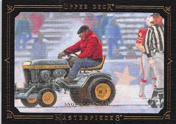 2008 Upper Deck Masterpieces - Framed Black #80 Snow Plow Game  Front