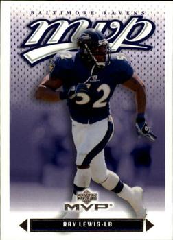 2003 Upper Deck MVP #244 Ray Lewis Front