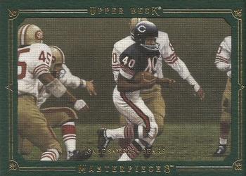 2008 Upper Deck Masterpieces - Framed Green #37 Gale Sayers Front