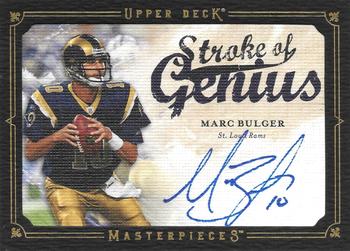 2008 Upper Deck Masterpieces - Stroke of Genius Autographs #SOG7 Marc Bulger Front