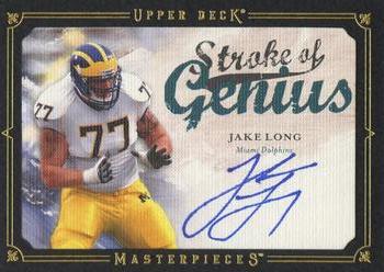 2008 Upper Deck Masterpieces - Stroke of Genius Autographs #SOG42 Jake Long Front