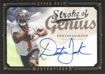 2008 Upper Deck Masterpieces - Stroke of Genius Autographs #SOG71 Dexter Jackson Front