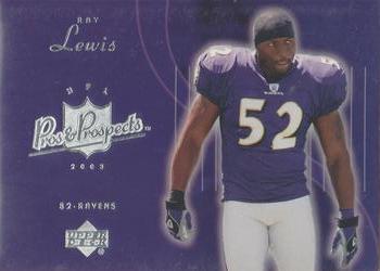 2003 Upper Deck Pros & Prospects #93 Ray Lewis Front