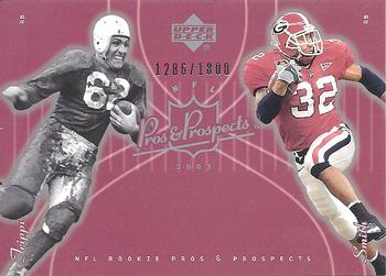 2003 Upper Deck Pros & Prospects #139 Musa Smith / Charley Trippi Front