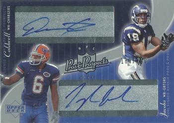 2003 Upper Deck Pros & Prospects #146 Taylor Jacobs / Reche Caldwell Front