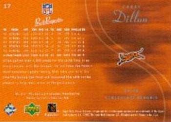 2003 Upper Deck Pros & Prospects #17 Corey Dillon Back