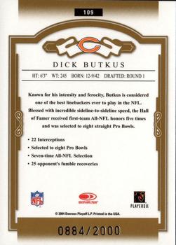 2004 Donruss Classics #109 Dick Butkus Back