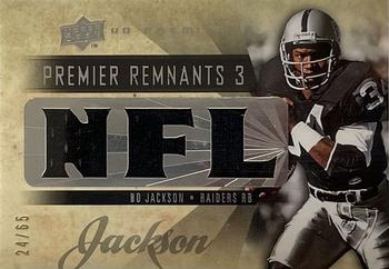 2008 Upper Deck Premier - Remnants Triple NFL #PR3-BJ Bo Jackson  Front