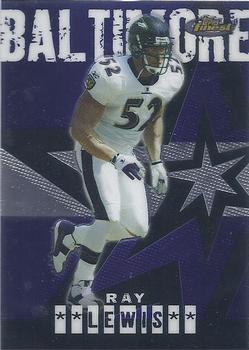 2004 Finest #14 Ray Lewis Front