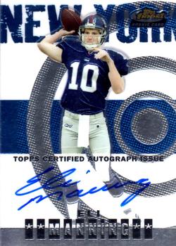 2004 Finest #110 Eli Manning Front