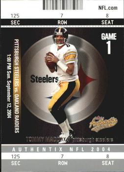 2004 Fleer Authentix #61 Tommy Maddox Front