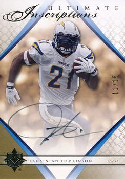 2008 Upper Deck Ultimate Collection - Ultimate Inscriptions #UI-12 LaDainian Tomlinson Front