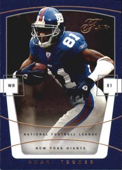 2004 Flair #8 Amani Toomer Front