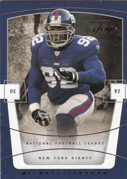 2004 Flair #42 Michael Strahan Front