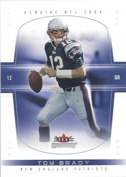 2004 Fleer Genuine #51 Tom Brady Front