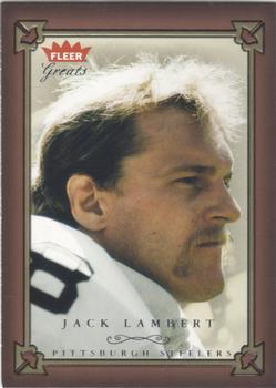 2004 Fleer Greats of the Game #26 Jack Lambert Front
