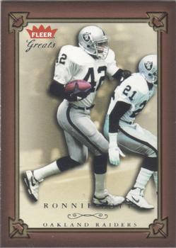 2004 Fleer Greats of the Game #33 Ronnie Lott Front