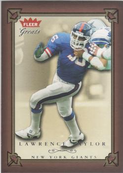 2004 Fleer Greats of the Game #52 Lawrence Taylor Front