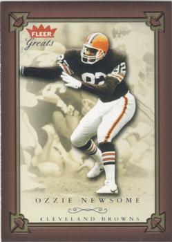 2004 Fleer Greats of the Game #56 Ozzie Newsome Front