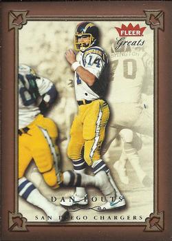 2004 Fleer Greats of the Game #11 Dan Fouts Front