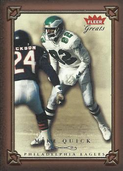 2004 Fleer Greats of the Game #50 Mike Quick Front