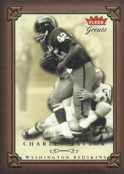2004 Fleer Greats of the Game #57 Charley Taylor Front