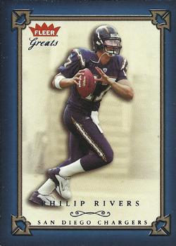 2004 Fleer Greats of the Game #72 Philip Rivers Front