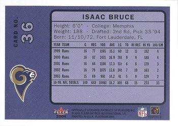 2004 Fleer Platinum #36 Isaac Bruce Back