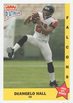 2004 Fleer Platinum #179 DeAngelo Hall Front