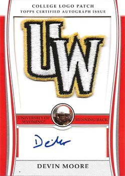 2009 Bowman Draft Picks - College Logo Patch Autographs #ALP-DM Devin Moore Front