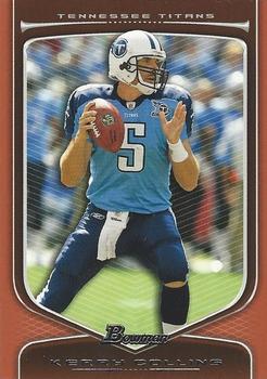 2009 Bowman Draft Picks - Red #13 Kerry Collins Front