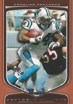 2009 Bowman Draft Picks - Red #46 DeAngelo Williams Front