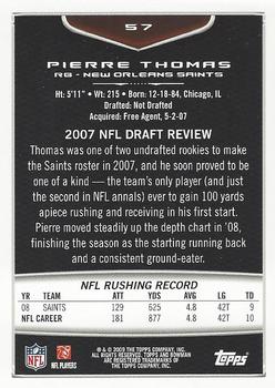 2009 Bowman Draft Picks - Red #57 Pierre Thomas Back