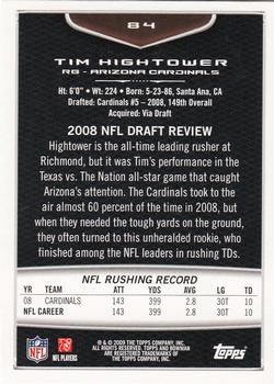 2009 Bowman Draft Picks - Red #84 Tim Hightower Back