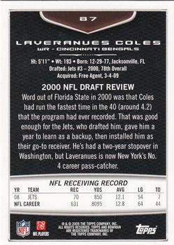 2009 Bowman Draft Picks - Red #87 Laveranues Coles Back