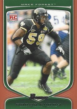 2009 Bowman Draft Picks - Red #117 Aaron Curry Front