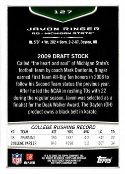 2009 Bowman Draft Picks - Red #127 Javon Ringer Back