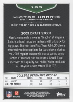 2009 Bowman Draft Picks - Red #163 Victor Harris Back
