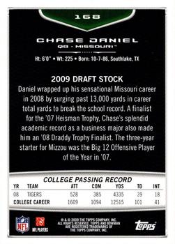 2009 Bowman Draft Picks - Red #168 Chase Daniel Back