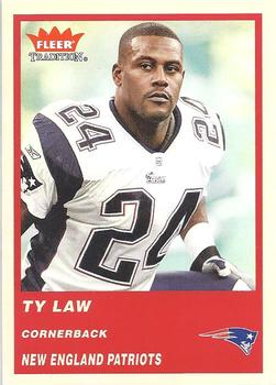 2004 Fleer Tradition #160 Ty Law Front